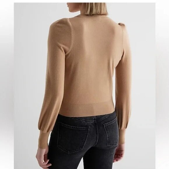 Express Sequin Button Front Cardigan Sweater Size Small New with Tag - Picture 3 of 4